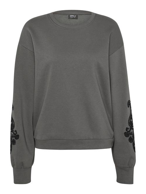 Only Tall Sweatshirt 'ONLEASTON'  mørkegrå / sort