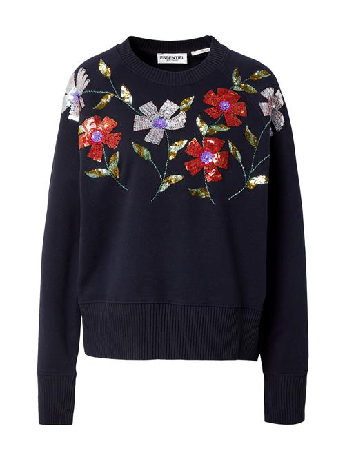 Essentiel Antwerp Sweatshirt  navy / mørkegrøn / rød