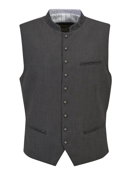 MARJO Bayerisk vest 'Palling'  antracit / hvid