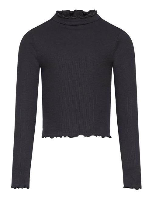 Tom Tailor Rib Longsleeve Tom Tailor Black