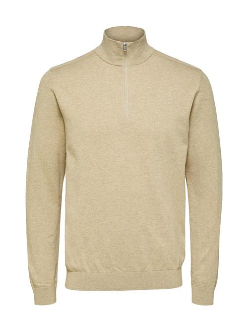 Selected Homme Slhberg Half Zip Cardigan Noos Selected Homme Beige