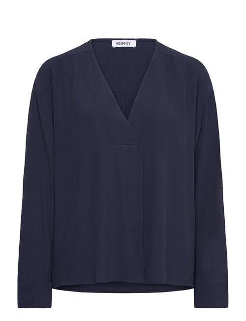 Se Esprit Casual Blouses Woven Esprit Casual Navy ved Booztlet