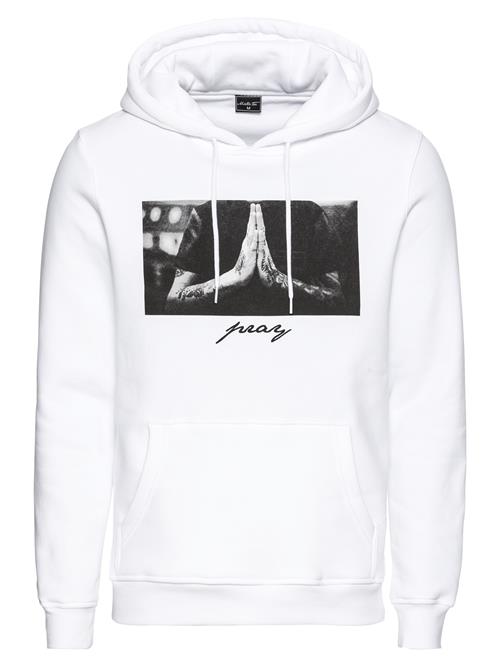 Se Mister Tee Sweatshirt 'Pray'  grå / sort / hvid ved About You