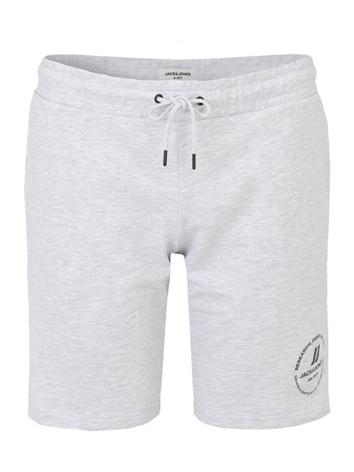 Jack & Jones Plus Bukser 'JPSTSWIFT'  lysegrå / sort