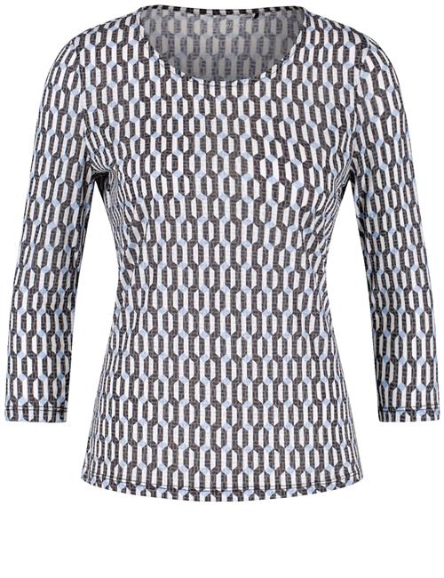 GERRY WEBER Shirts  lyseblå / grafit / sort / hvid