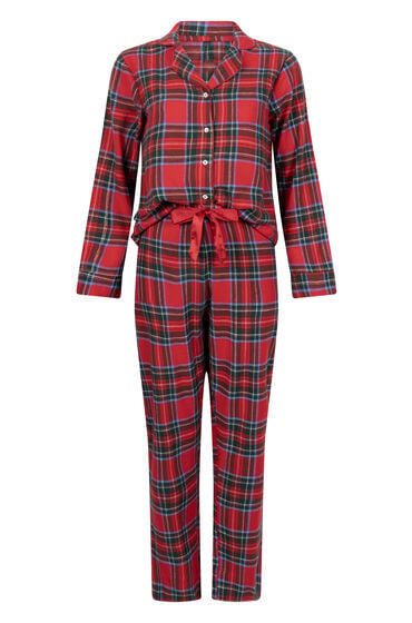 Hunkemöller Pyjamassæt Flannel rød