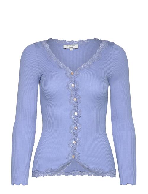 Rosemunde Rwbabette Ls V-Neck Regular Lace Ca Rosemunde Blue