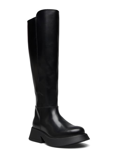 Se Bianco Biahailey Knee High Boot Crust Bianco Black ved Booztlet