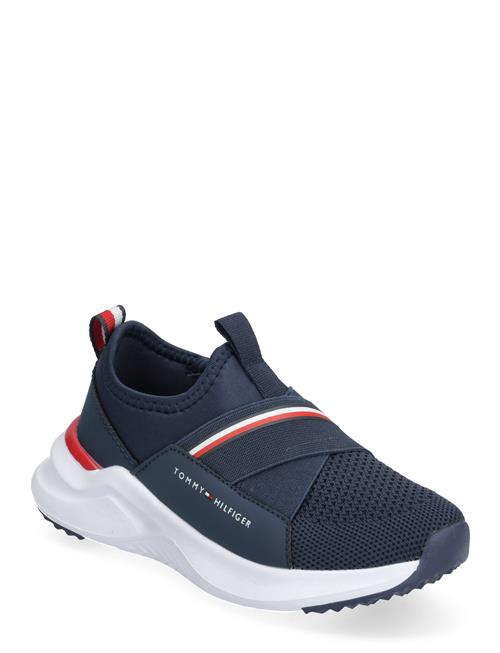 Se Tommy Hilfiger Low Cut Sneaker Tommy Hilfiger Blue ved Booztlet