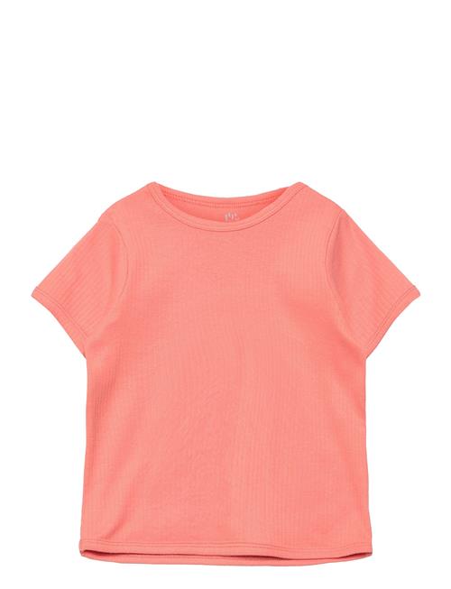 Copenhagen Colors Rib Jersey T-Shirt Copenhagen Colors Coral