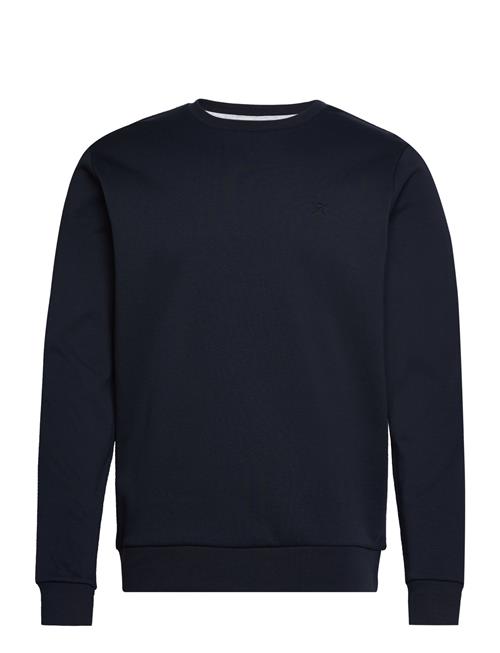 Se Hackett London Double Knit Crew Hackett London Navy ved Booztlet