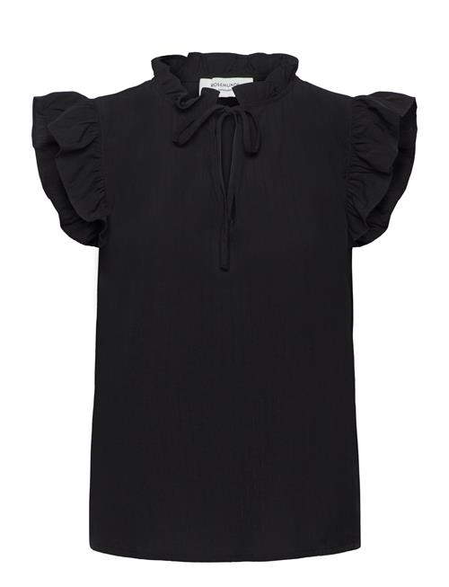 Top W/Ruffles Rosemunde Black