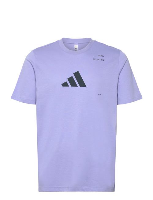 Padel Category Graphic T-Shirt Adidas Tennis Purple