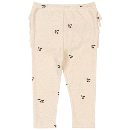 Se Konges Sløjd SUI FRILL PANTS GOTS | Hvid | 9 months ved Babyshop