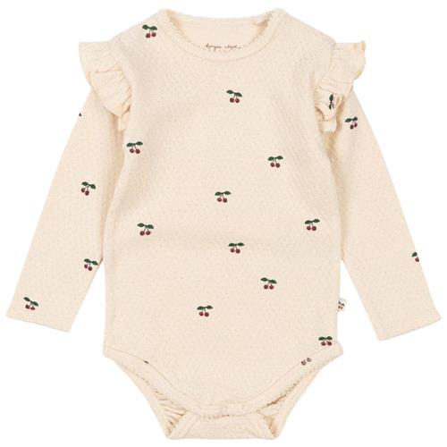 Se Konges Sløjd SUI FRILL BODY GOTS | Hvid | 9 months ved Babyshop