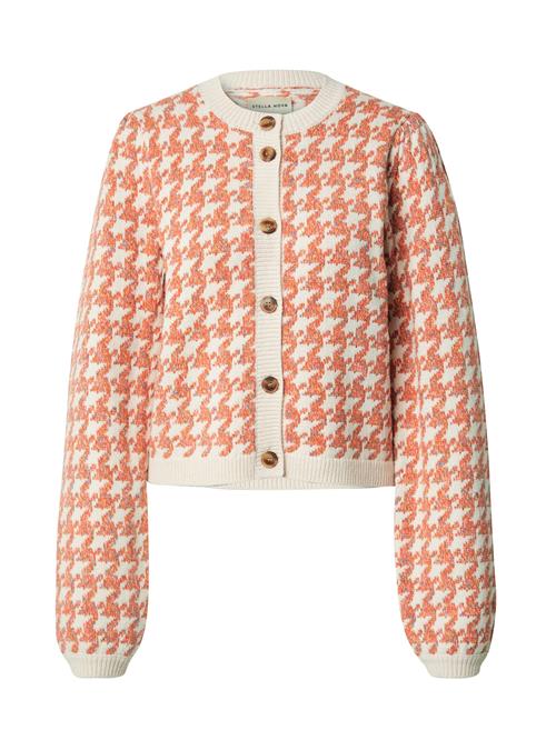 Se Stella Nova Cardigan  creme / blå / orange / mørkeorange ved About You