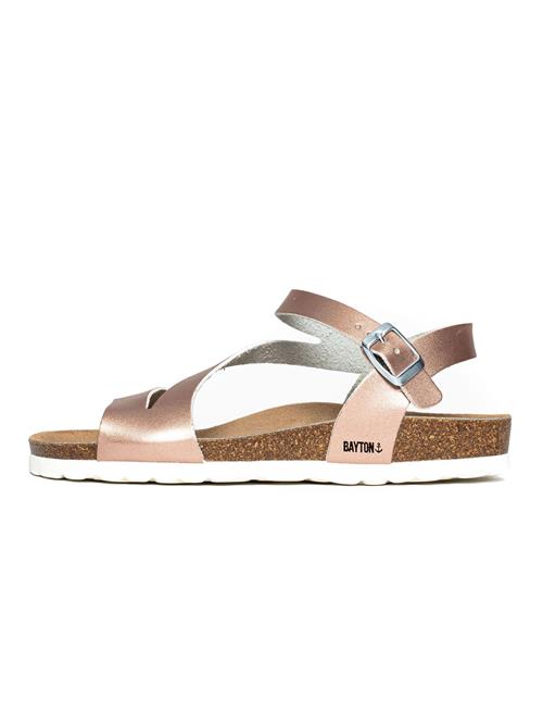 Bayton Sandaler med rem 'Jaeva'  brun / rosa guld / hvid