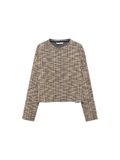 MANGO Pullover 'TANIA'  beige / sort / hvid