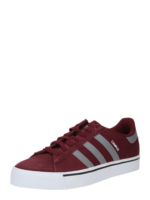 Se ADIDAS ORIGINALS Sneaker low 'CAMPUS'  grå / vinrød / sort / hvid ved About You