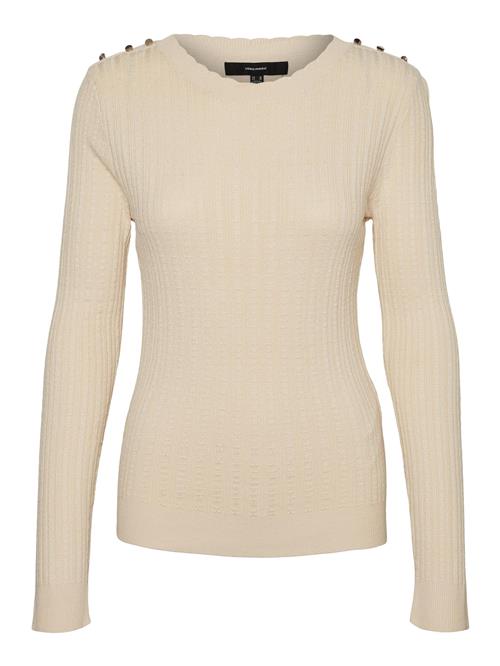 VERO MODA Pullover 'GLORY'  beige