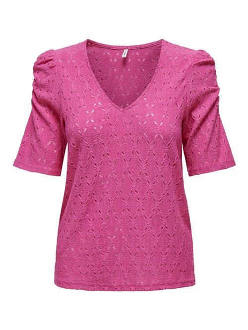 ONLY Bluse 'ROSA'  mørk pink