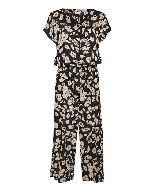 Kaffe Jumpsuit 'Beathe'  beige-meleret / sort