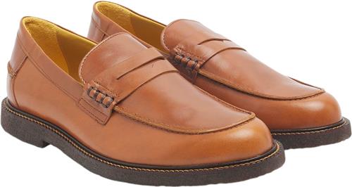 Se ANGULUS Loafer Kvinde 1838 Cognac Loafers Str 41 - hos Magasin ved Magasin