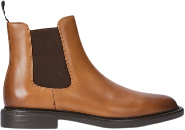 Polo Ralph Lauren Calf Leatherasher Chlsea-bo-mcb Mand Tan Chelsea Boots Str 42 - hos Magasin