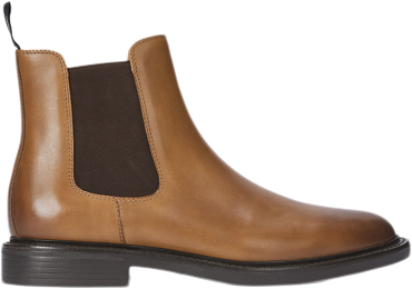 Polo Ralph Lauren Calf Leatherasher Chlsea-bo-mcb Mand Tan Chelsea Boots Str 46 - hos Magasin