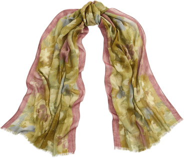 Lauren Ralph Lauren Woolpainterly Floral WRP One size - Halstørklæder hos Magasin