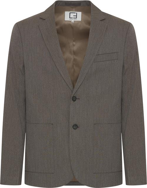 Se Casual Friday Cfbille 0169 Tweed Weave Blazer Kvinde Silver Mink Melange Blazere Slim Fit Str 48 - hos Magasin ved Magasin