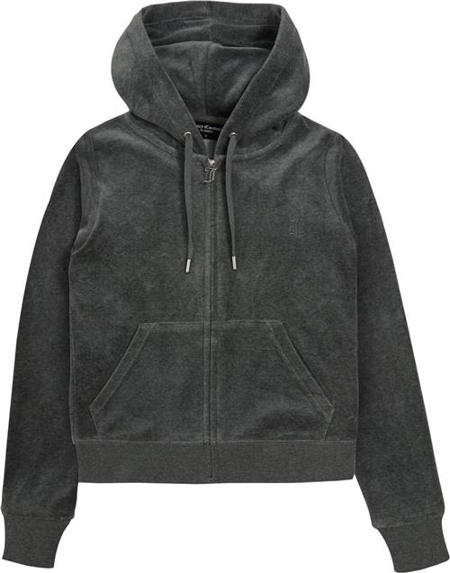 Juicy Couture Robertson Class Kvinde Charcoal Marl Hættetrøjer Str XL - Velour hos Magasin