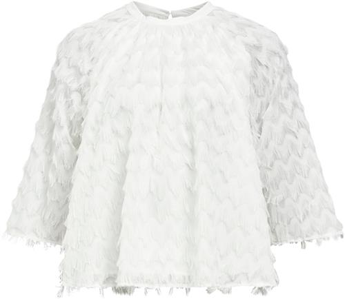 Object Objmia 3/4 TOP 136 Kvinde Cloud Dancer Toppe Str 38 - hos Magasin