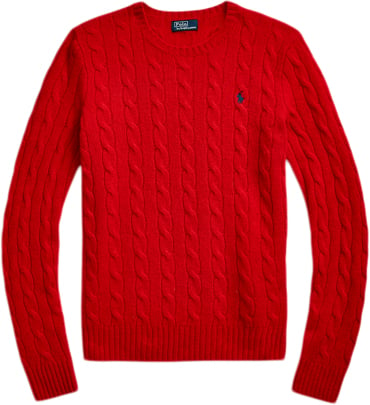 Polo Ralph Lauren 2/15 8020 W/cs Rws-lsl-plo Kvinde Fall Red Kortærmede T-shirts Str L - hos Magasin