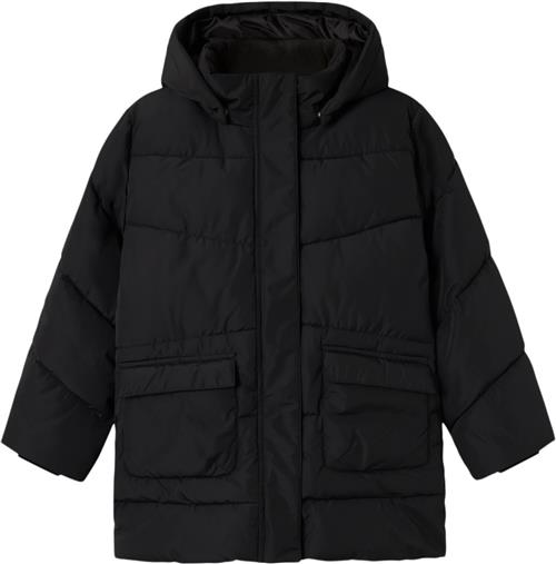 Name It Nkfmedow03 Jacket Long FO Noos Str 140 - Blå Vinterjakker hos Magasin