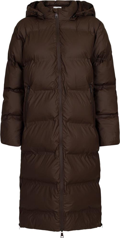 Neo Noir Viviana C Water Repellent Puffer Jacket Kvinde Mocca Overgangsjakker Str 40 - hos Magasin