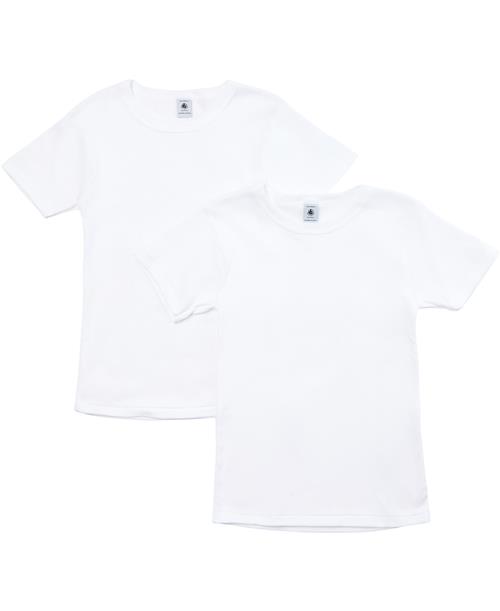 Petit Bateau 2 TEE Shirts MC Varian5a Str 6Y - Variante 1 Kortærmede T-shirts hos Magasin