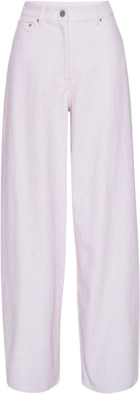 Se REMAIN Cocoon Striped Pants Kvinde Ballerina Comb. Bukser Med Lige Ben Str 28 - hos Magasin ved Magasin