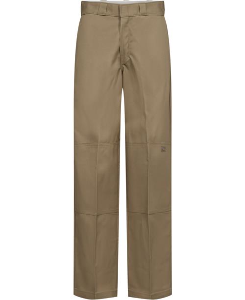 Dickies Double Knee Work Pant Khaki Kvinde Khaki Bukser Med Lige Ben Str 32 26 - hos Magasin