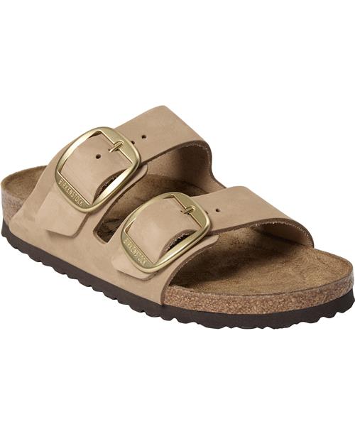 Birkenstock Arizona Big Buckle Lenb Sandcastle Kvinde Sandcastle Flade Sandaler Str 41 - hos Magasin