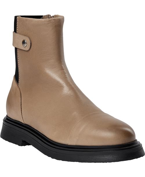 Pavement Brooke Kvinde Taupe Chelsea Boots Str 40 - Læder hos Magasin