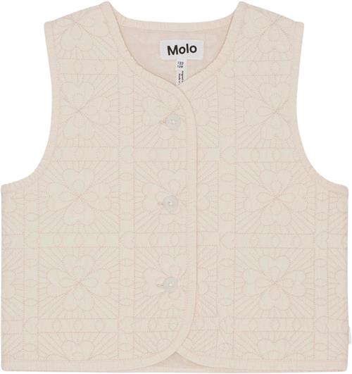 Se Molo Heather Str 134-140 cm - Sand Veste Bomuld hos Magasin ved Magasin