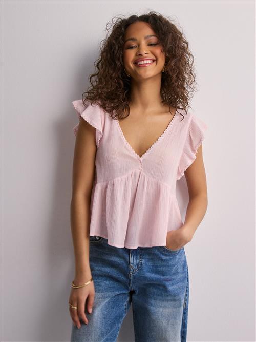 Nelly - Pink - Cute Frill Top