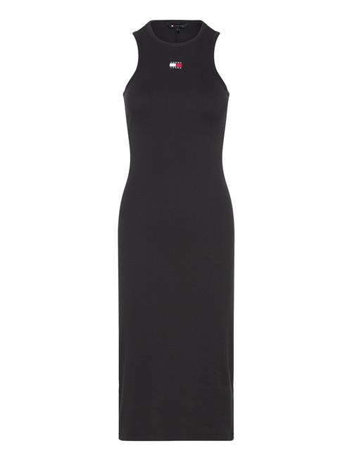 Tjw Rib Xs Badge Racer Dress Tommy Jeans Black