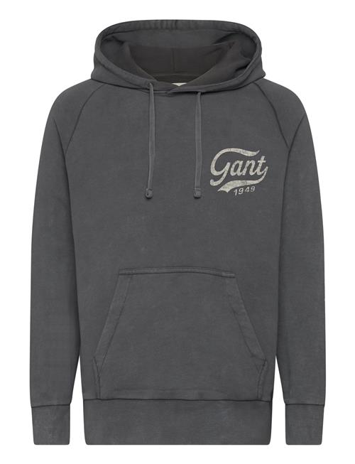 GANT Heavy Wash Hoodie GANT Grey