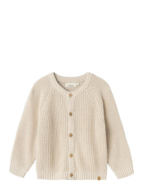 Nmnemlen Lin Ls Knit Lil Noos Lil'Atelier Cream