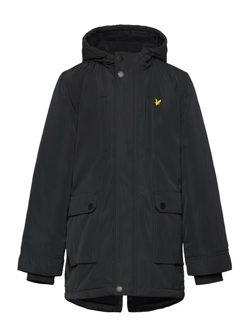 Se Lyle & Scott Fleece Lined Padded Coat Lyle & Scott Black ved Booztlet