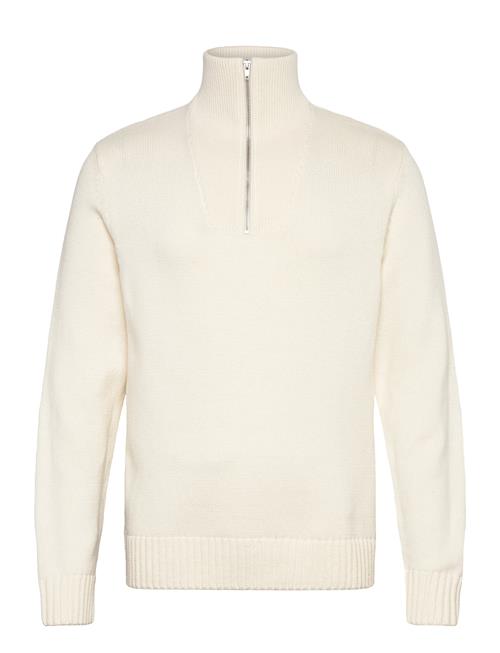 Se Jack & Jones Jorfrederiksberg Knit Half Zip Jack & J S White ved Booztlet