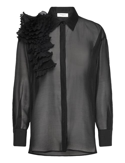 Copenhagen Muse Cmbluebell-Frill-Shirt Copenhagen Muse Black