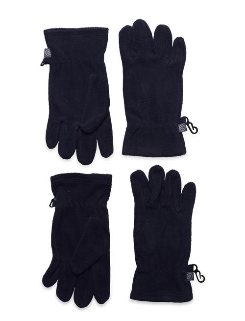 Color Kids Gloves Fleece - 2 Pcs. Set. Color Kids Navy